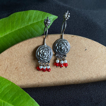 Silver Rose Bugadi (clip-on)